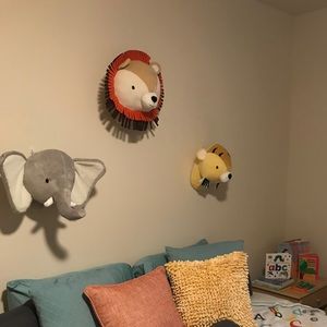 Nursery hanging stuffed animals